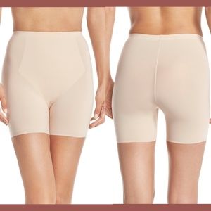 Spanx Thinstincts Girl Shorts in Soft Nude MED